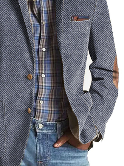 Americana de espiga para hombre