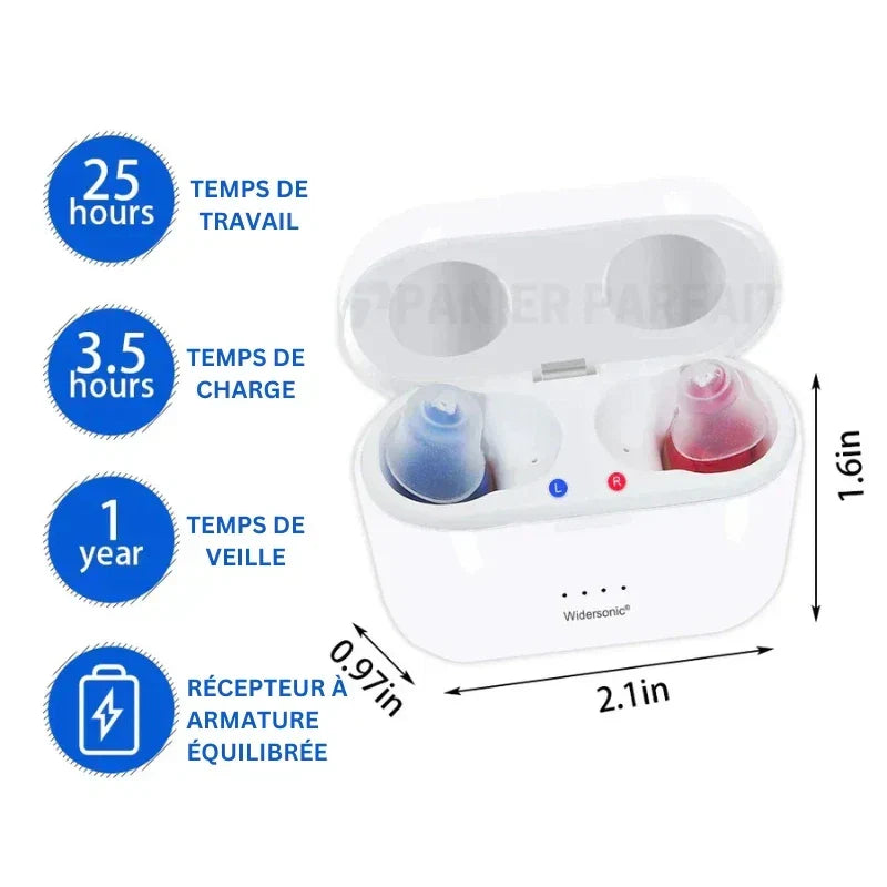 Audífono invisible y potente V30