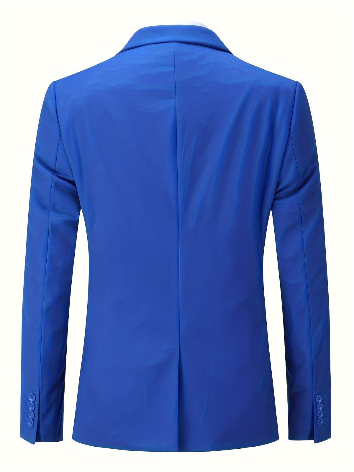 Blazer para hombre transpirable de corte entallado en tejido premium para oficina