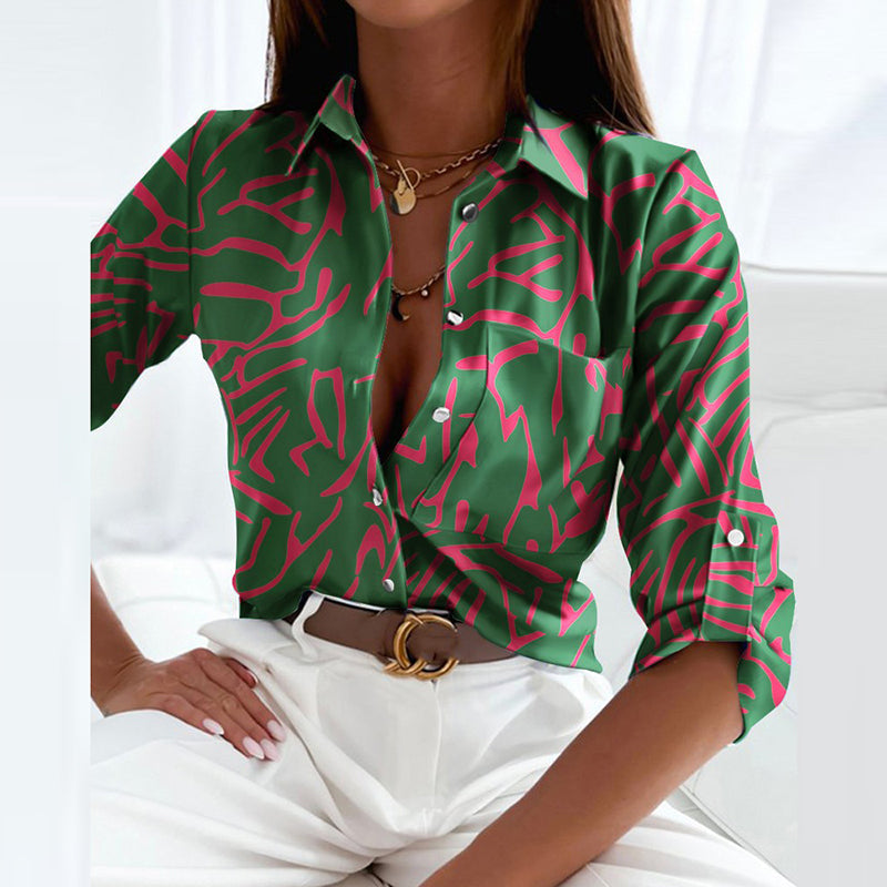 Blusa VierraSol con Cuello Solapa