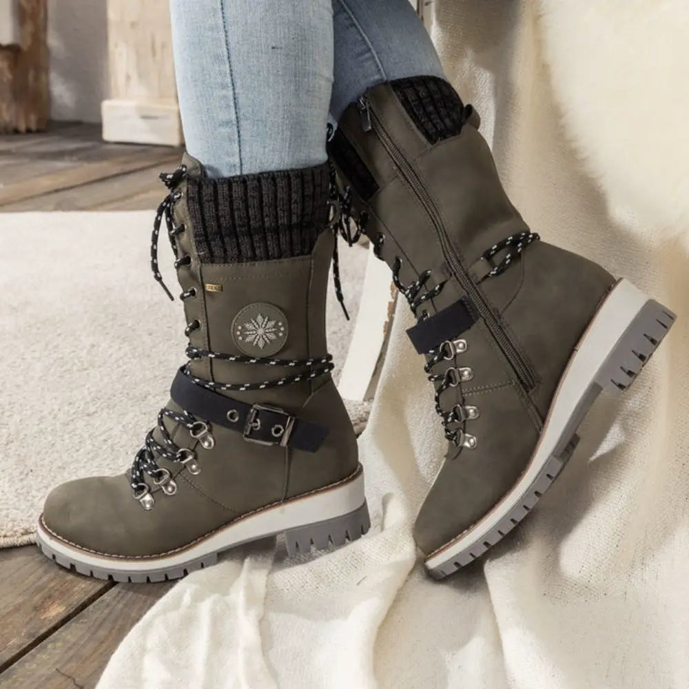 Botas de nieve impermeables y térmicas para mujer