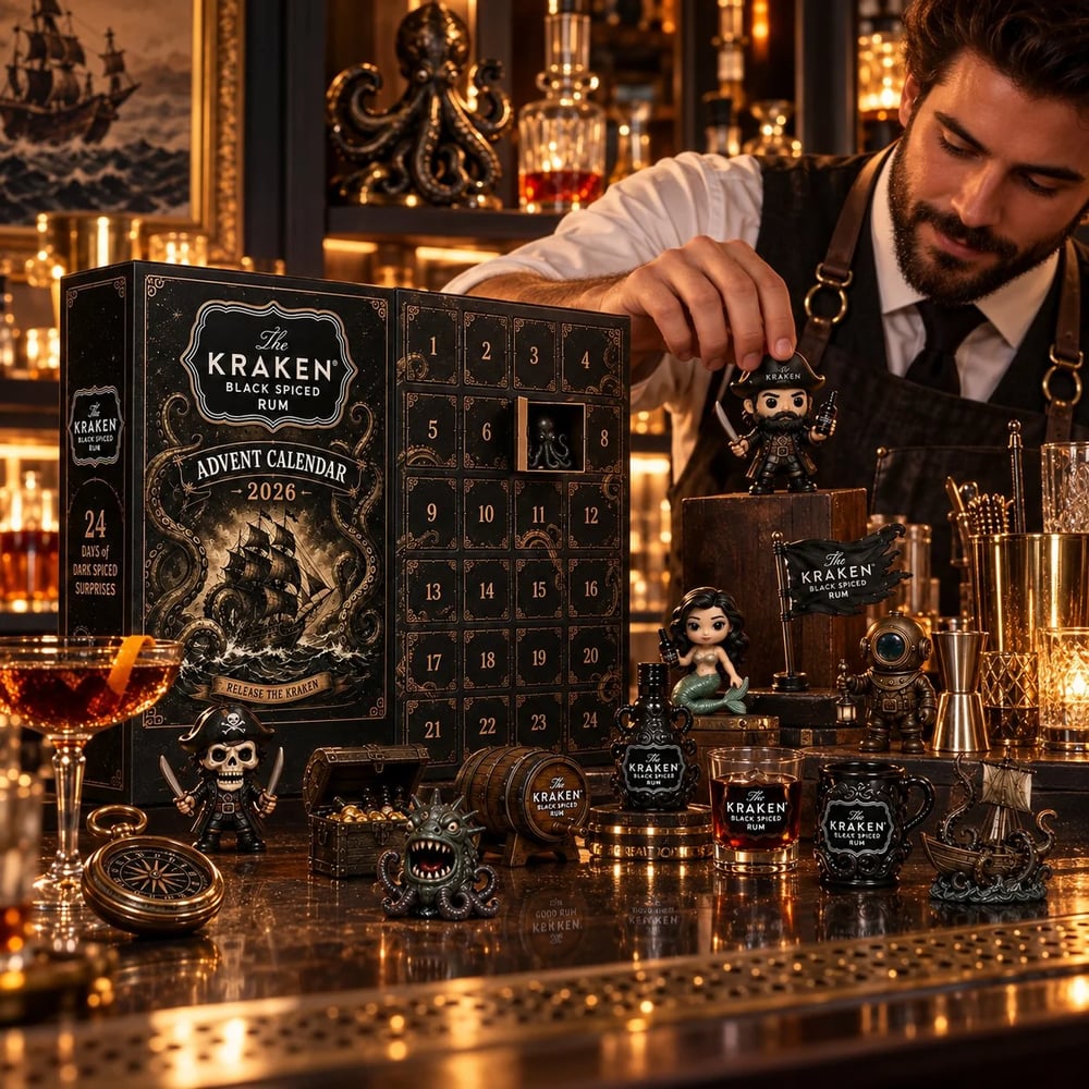 Calendario de Adviento de ron – Cuenta atrás navideña de 24 días con minibotellas