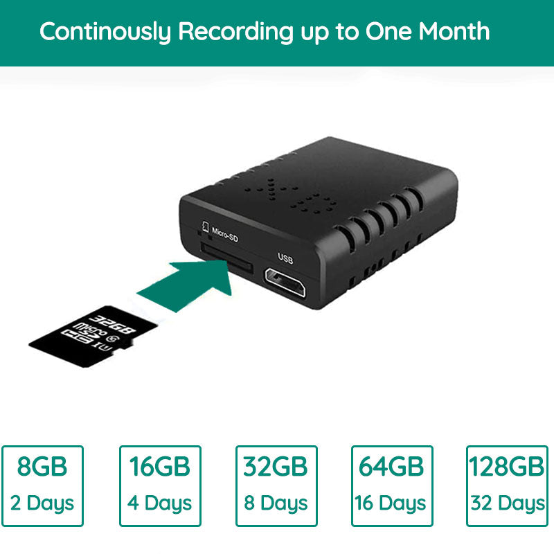 Cámara de seguridad HD discreta con audio