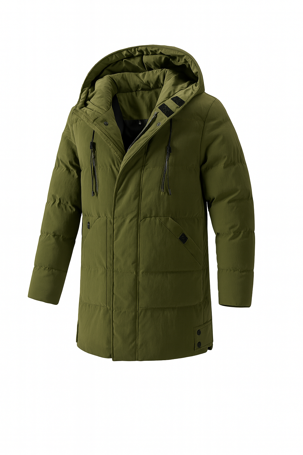 Chaqueta aislante para hombre con capucha