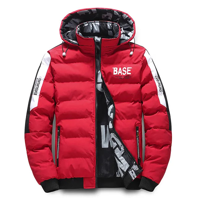 Chaqueta de plumón cálida de invierno para hombre - lista para la temporada de invierno