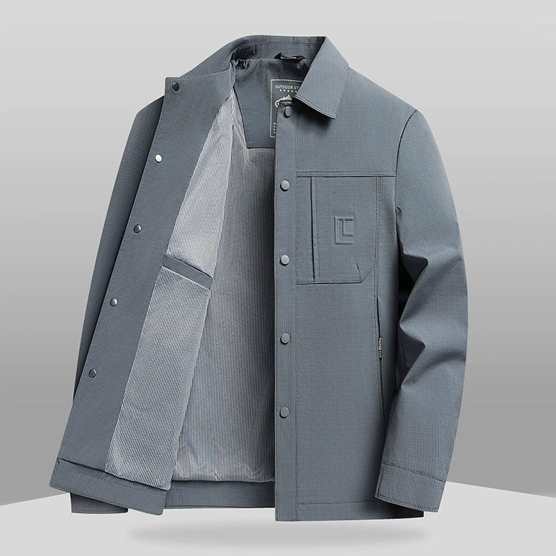 Chaqueta para hombre business casual para todo el año, para oficina y tiempo libre