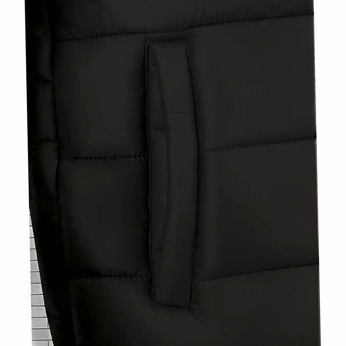 Chaqueta plumífera acolchada con capucha para hombre de corte regular