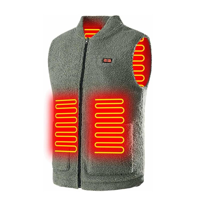 Chaqueta polar calefactable