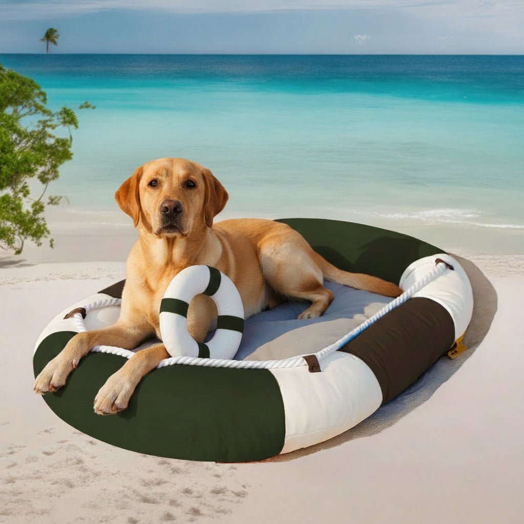 CHILLRAFT – Cama para mascotas en forma de bota con comodidad refrescante y fondo antideslizante