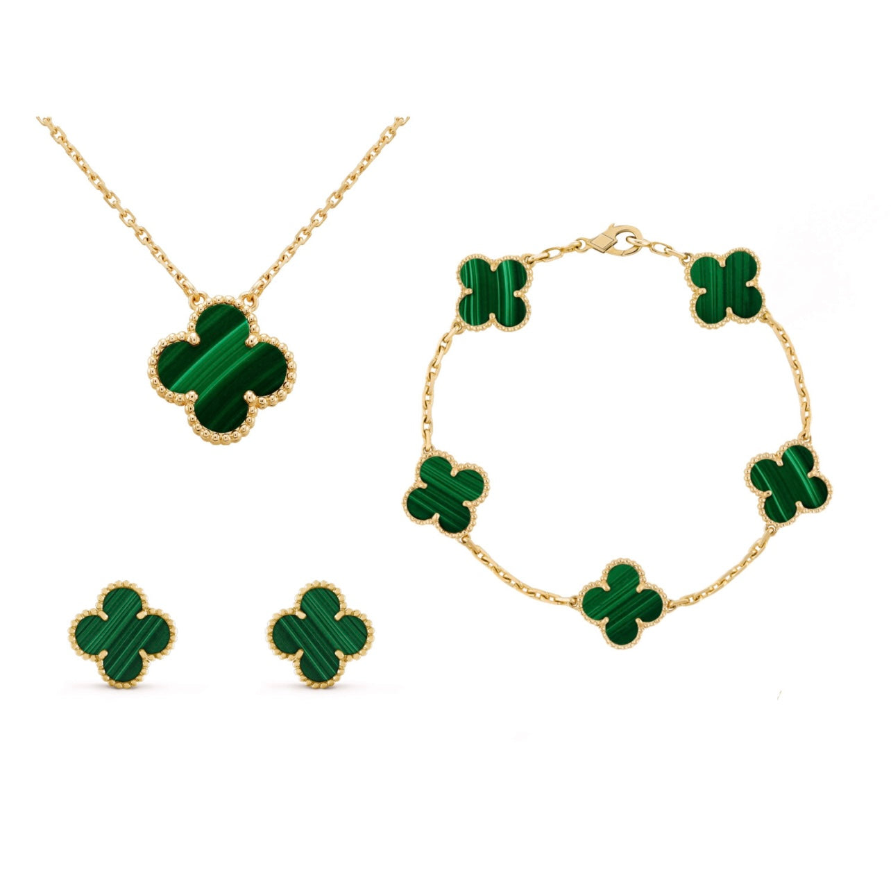 Conjunto de Accesorios Clover Refinado en Estilo Elegante