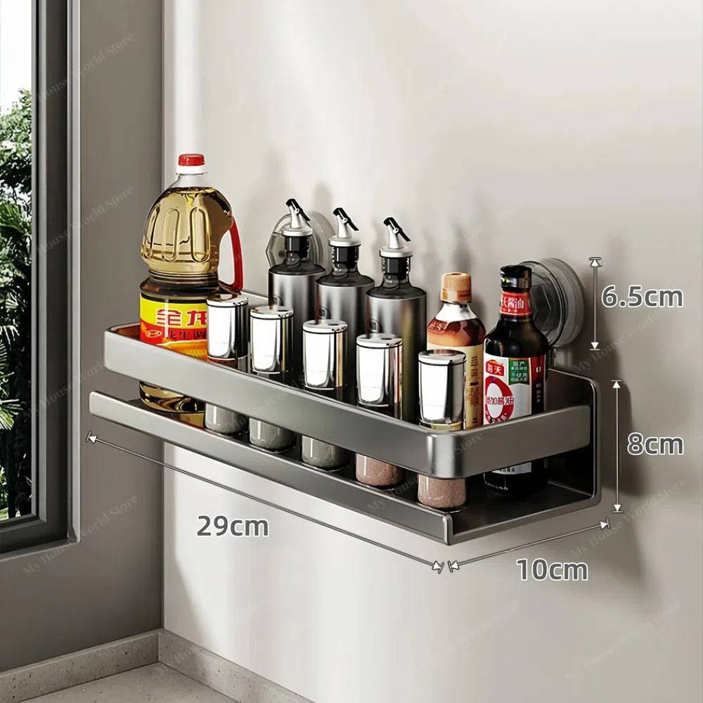 Especiero de pared con ventosas para cocina