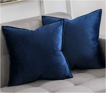 Funda de Almohada de Terciopelo de Lujo Europeo