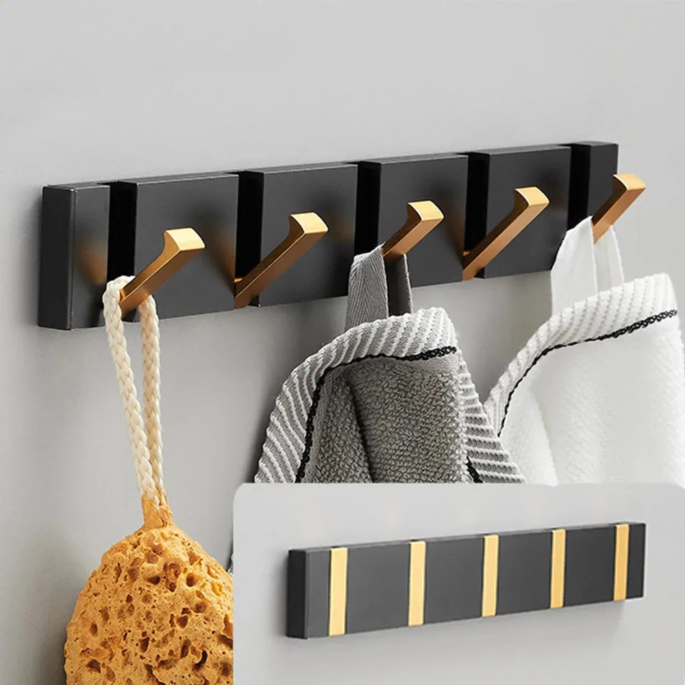 Gancho de pared plegable de lujo con elegancia minimalista