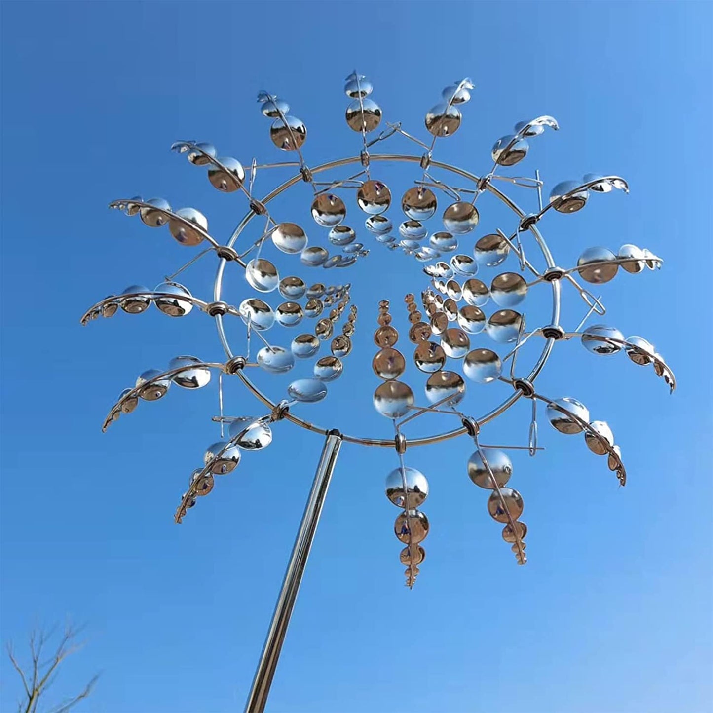 Girador de Viento de Metal VierraSol para Jardín