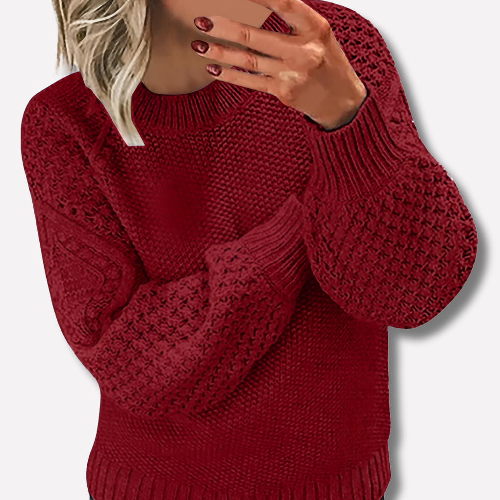 Jersey elegante y cálido para mujer