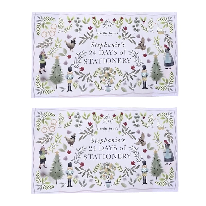 JollyJournals™ - Calendario de Adviento con Papelería 24 Sorprisas