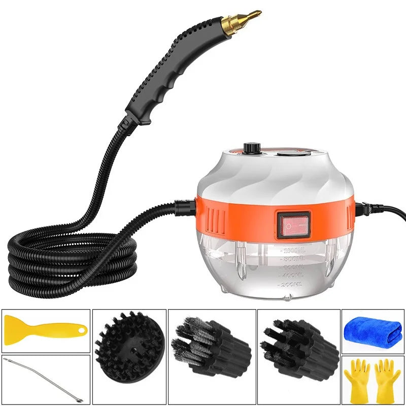 LIMPIADOR A VAPOR DE ALTA PRESIÓN DE 2800W - APARATO DOMÉSTICO PARA COCINA Y COCHE