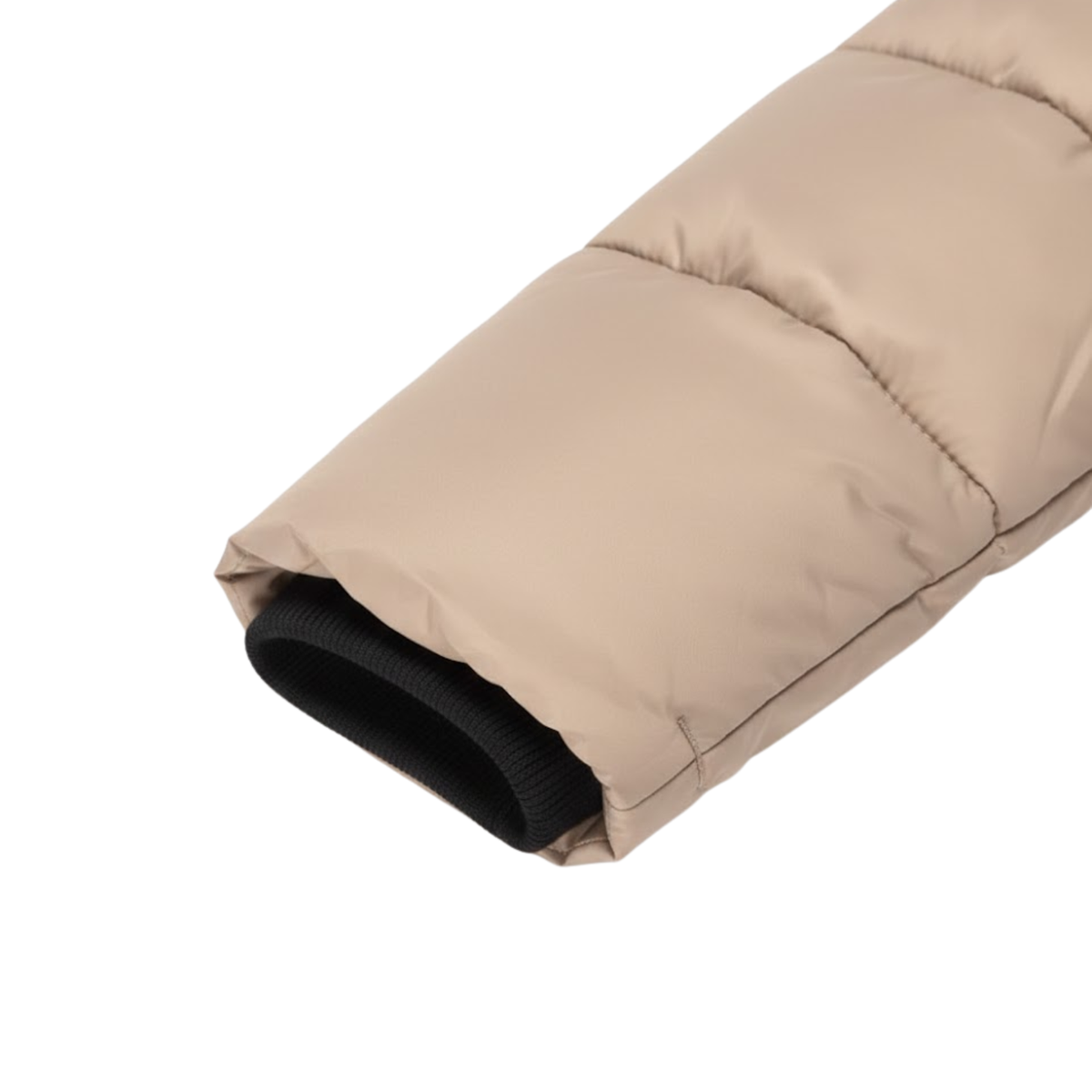 Parka acolchada tres cuartos para mujer con capucha - Parka de invierno cálida y chaqueta acolchada
