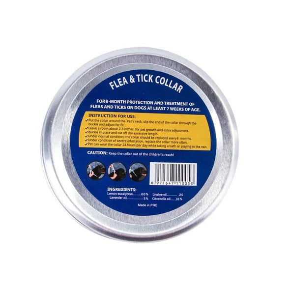 Collar antiparasitario para perros y gatos – Más de 8 meses de protección contra pulgas y garrapatas