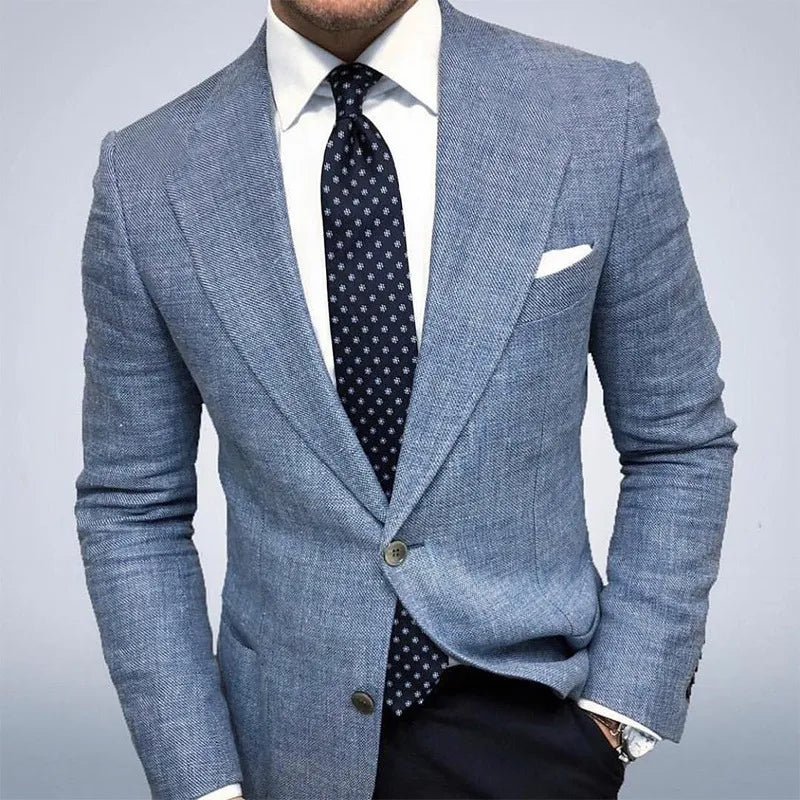 Saco americano con textura para hombre