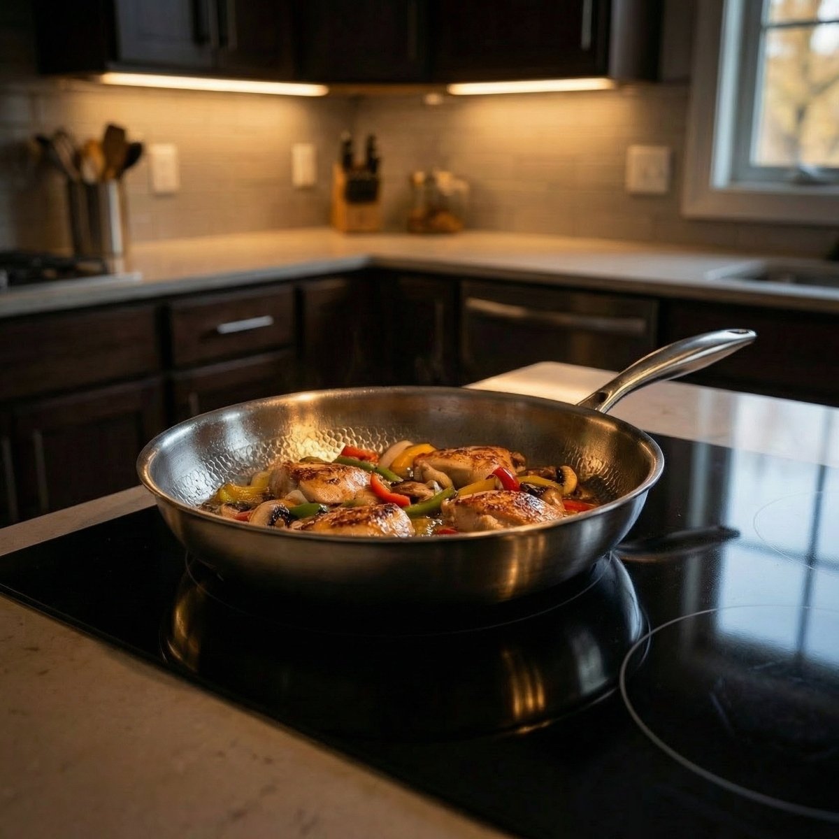 Sartén de titanio forjado