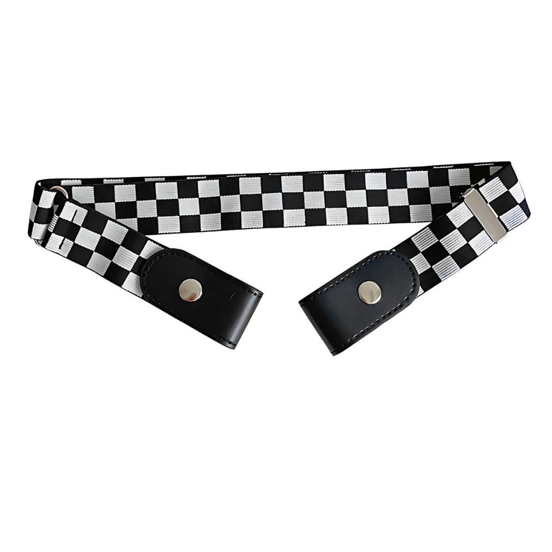 Set de 2 cinturones sin hebilla | Elásticos 40-105 cm | Planos y sin presión