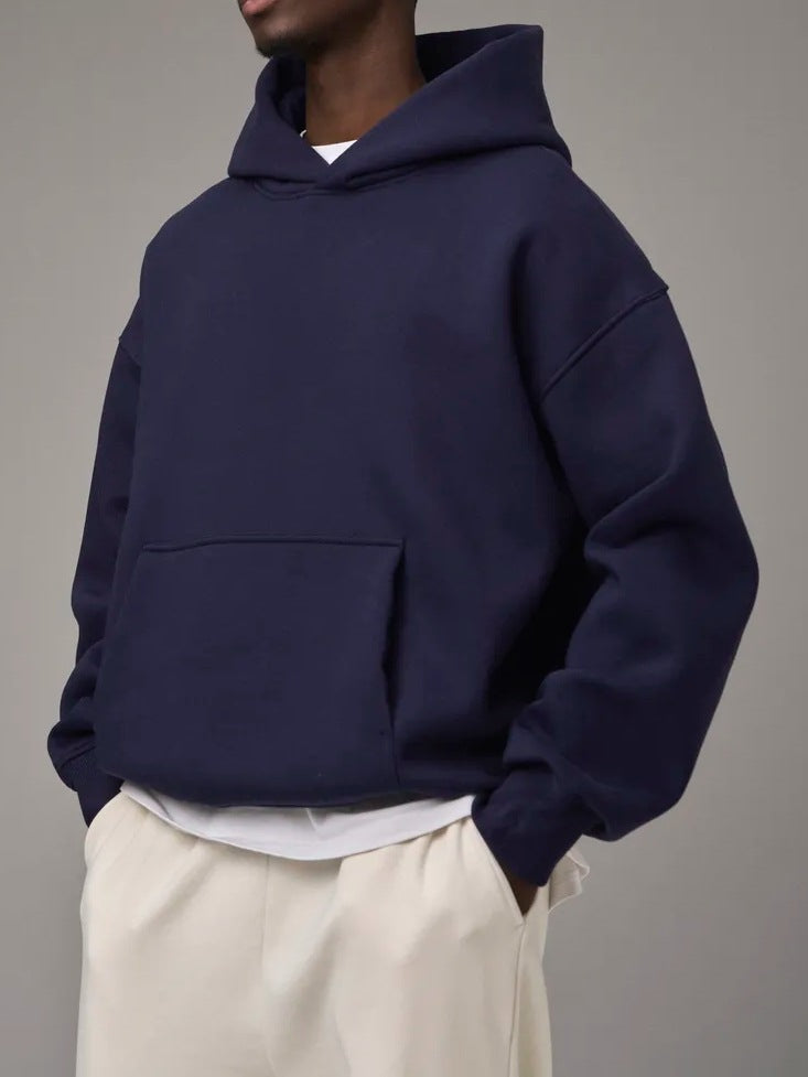 Sudadera cómoda con capucha para hombre