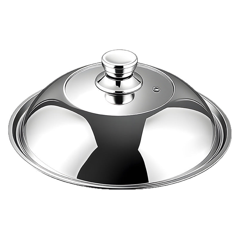 Tapa para olla de acero inoxidable 304, diseño abovedado
