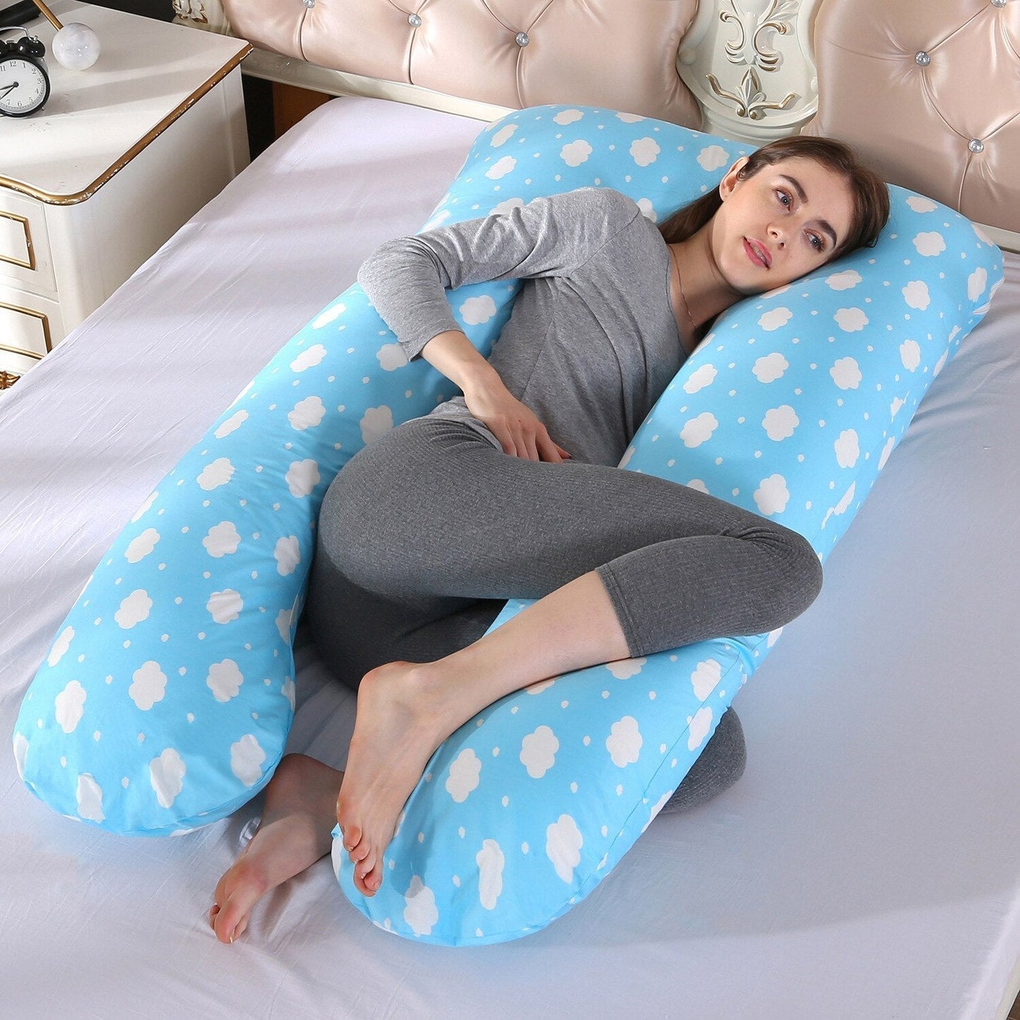 VierraSol | Almohada Corporal para Durmientes de Lado | Soporte Ergonómico de Cuerpo Completo
