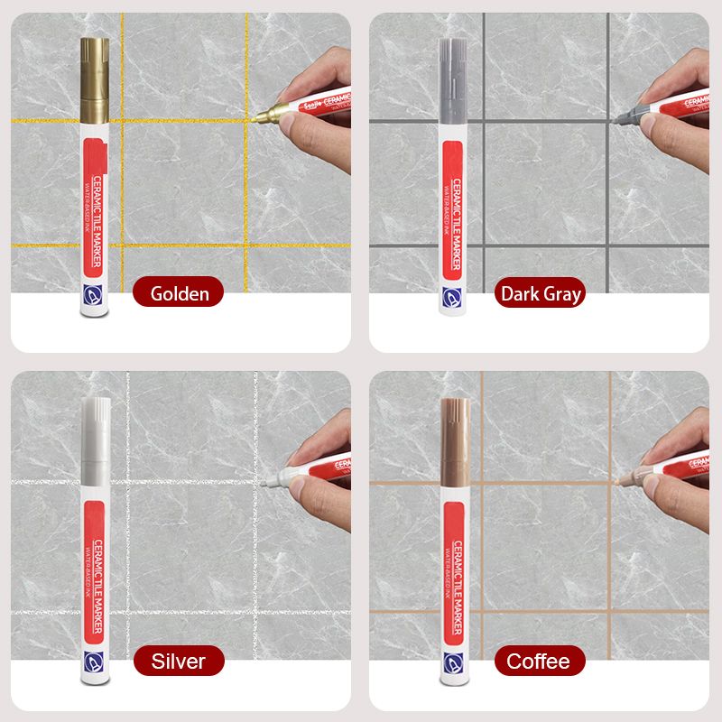 VierraSol | Bolígrafo para Reparación de Juntas | Sellador Polimérico Impermeable | Fórmula Antimoho | Secado Rápido y Sin Olor | Para Azulejos en Baño y Cocina