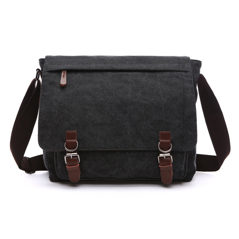 VierraSol | Bolsa Mensajera para Hombre con Correas de Hebilla