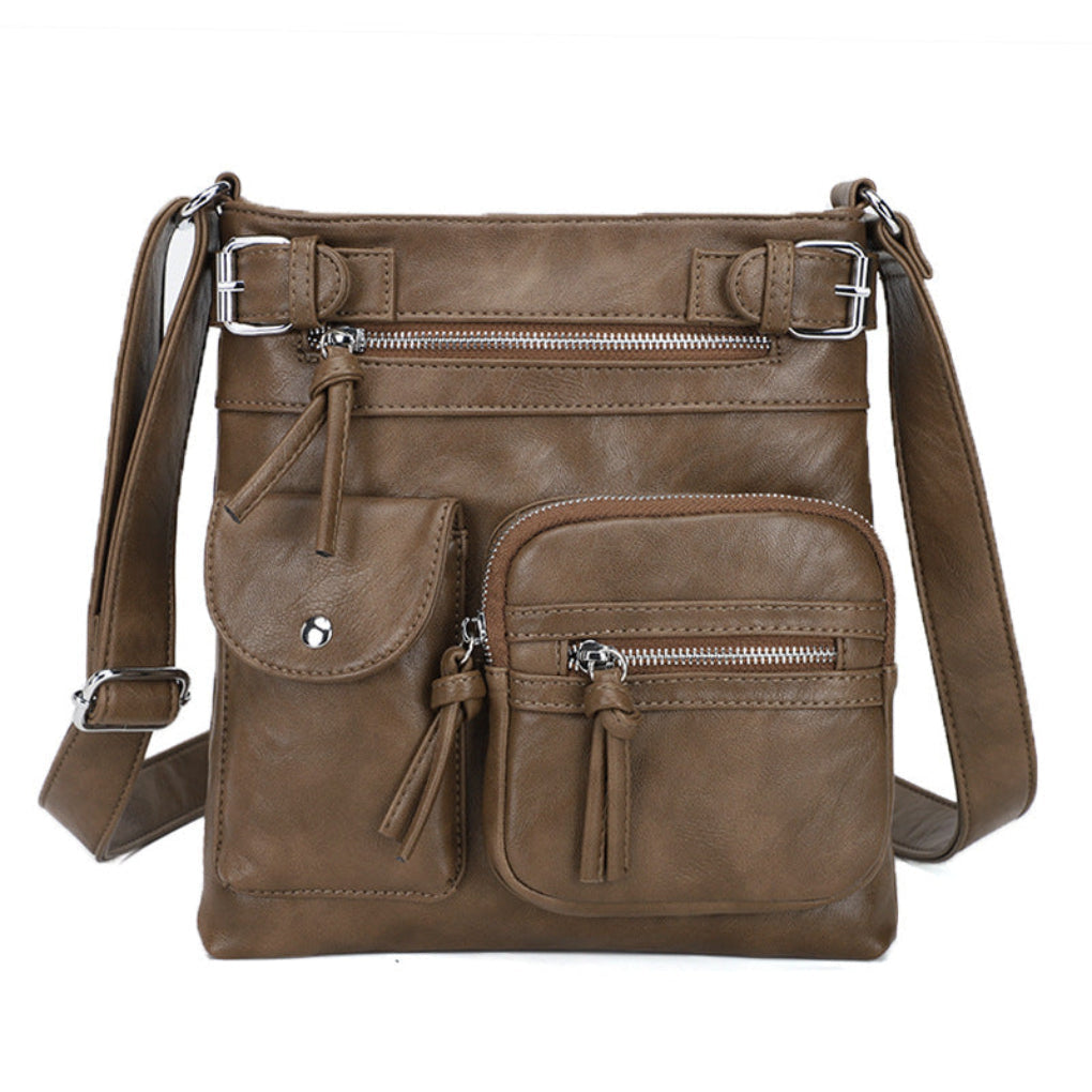 VierraSol | Bolso Cruzado de Múltiples Bolsillos para Mujeres
