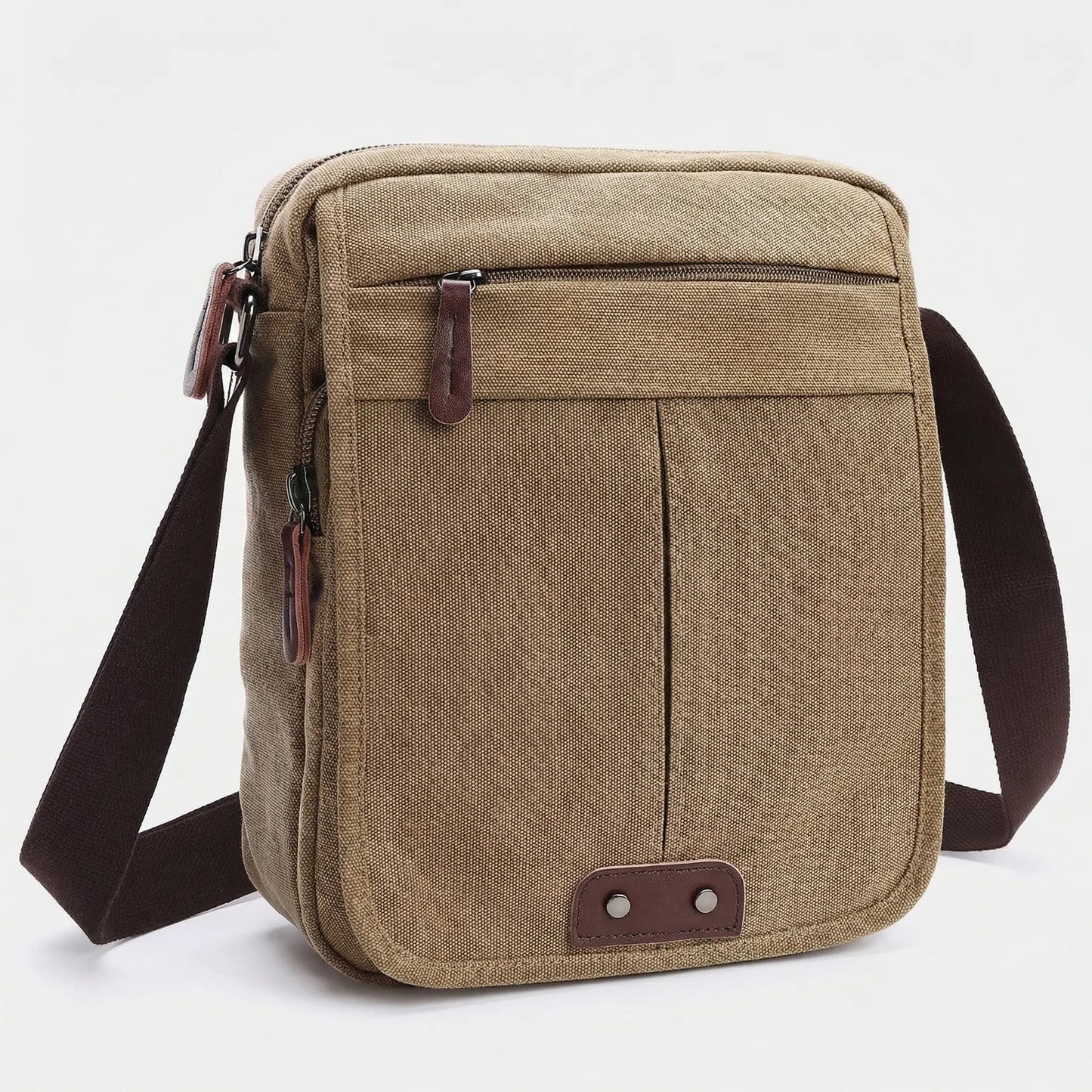 VierraSol | Bolso de Hombro Cruzado para Hombre con Múltiples Bolsillos