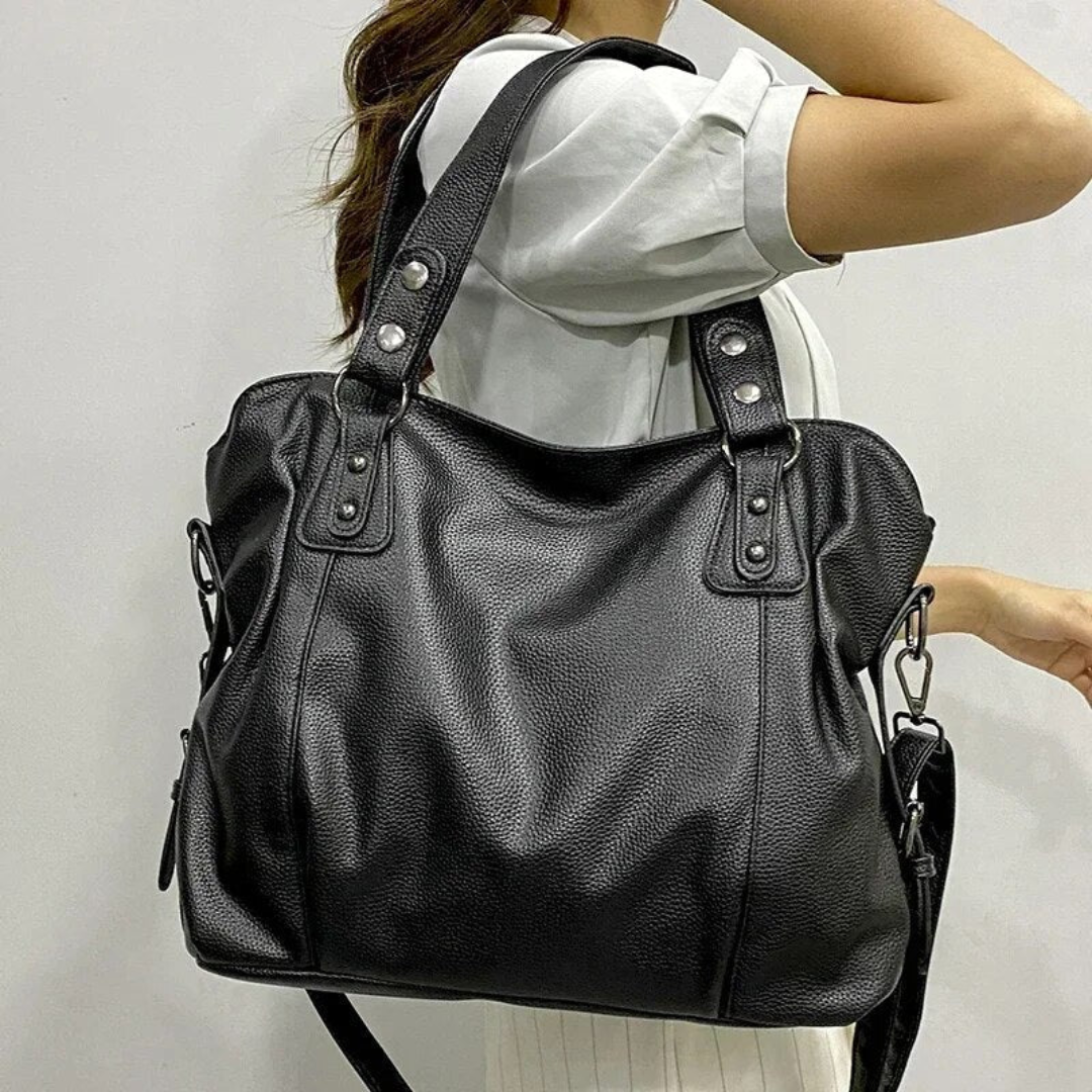 VierraSol | Bolso de Hombro de Cuero de Lujo para Mujeres - EliteCarry