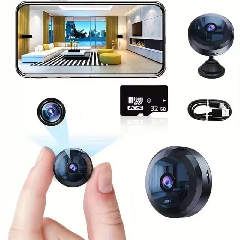 VierraSol | Cámara Mini WiFi Magnética 1080P HD para Monitoreo Discreto