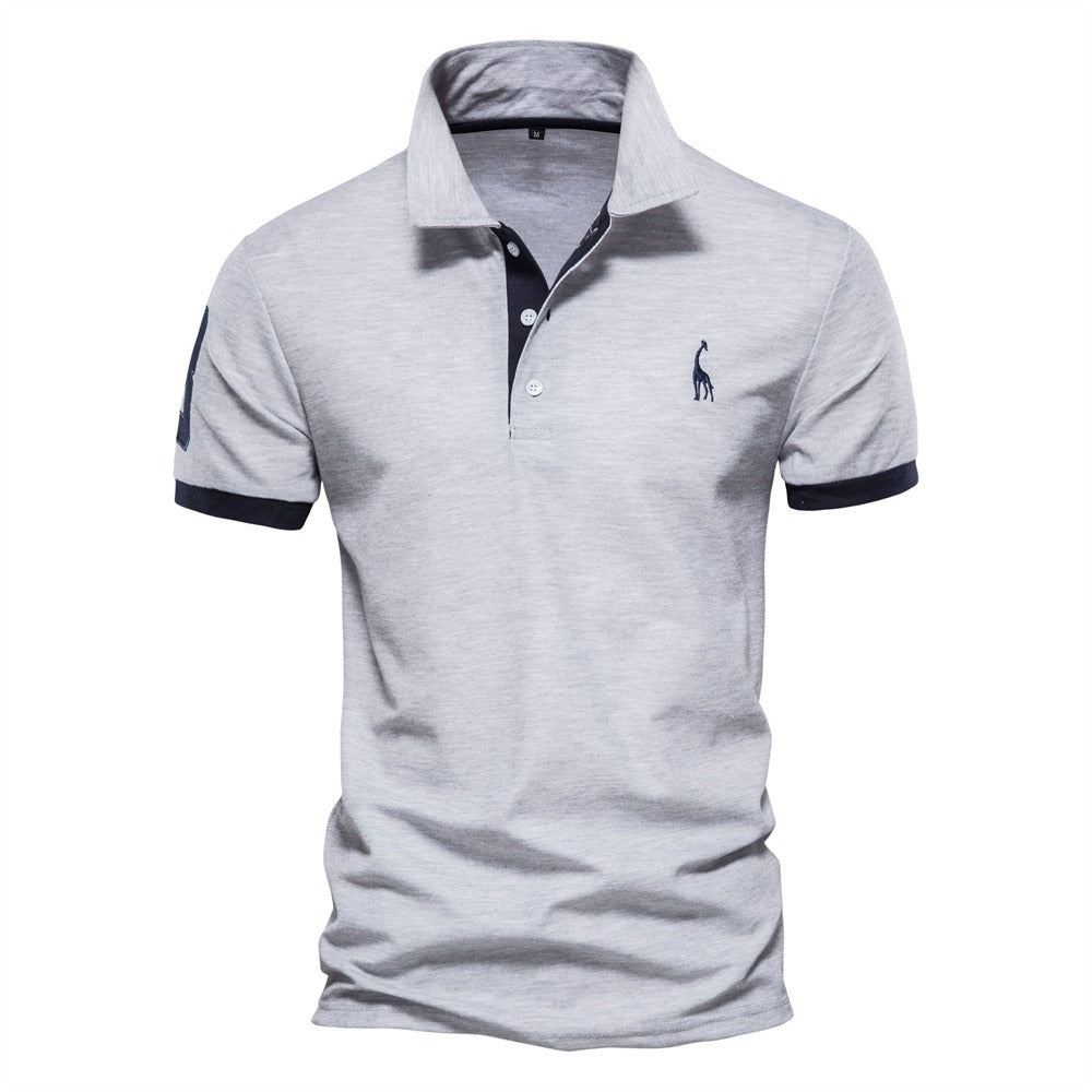 VierraSol | Camisa Polo de Manga Corta para Hombre con Detalles en Contraste