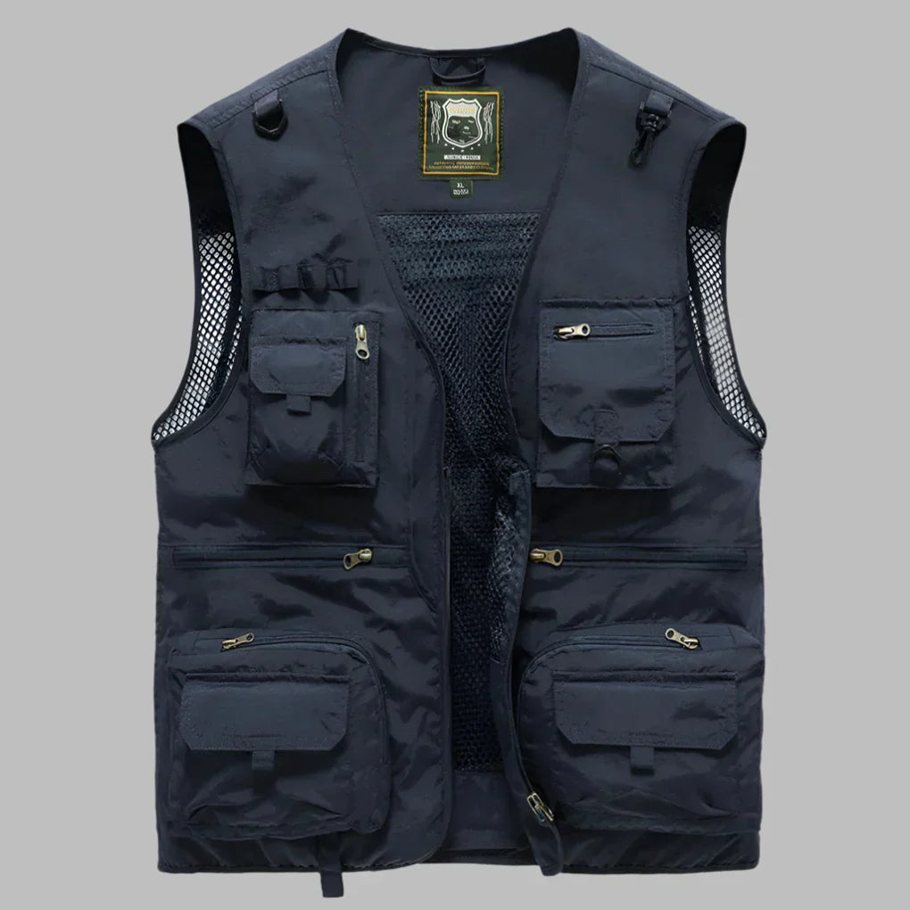 VierraSol | Chaleco de Carga Multi-Bolsillo para Hombre