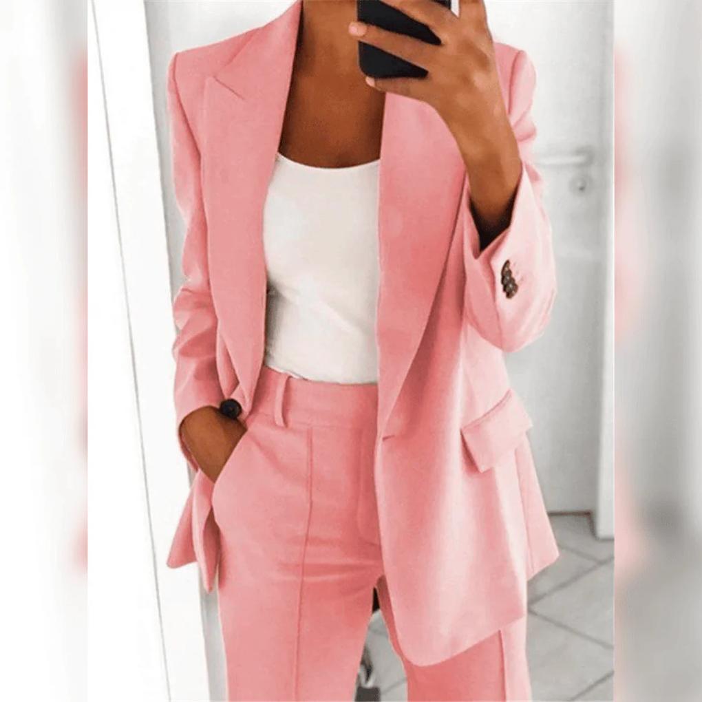 VierraSol | Conjunto de Blazer y Pantalón para Mujer - Clásico