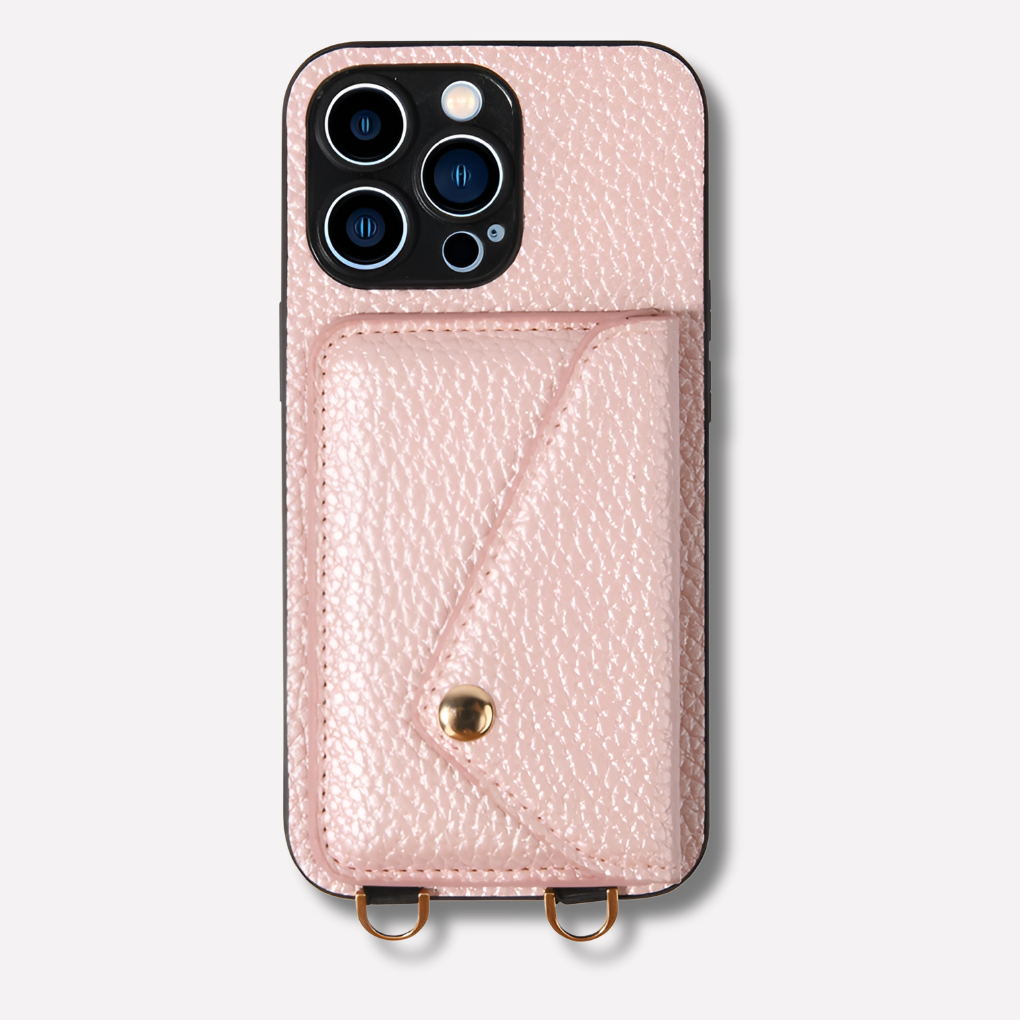 VierraSol | Funda para Teléfono con Soporte para Tarjetas y Correa