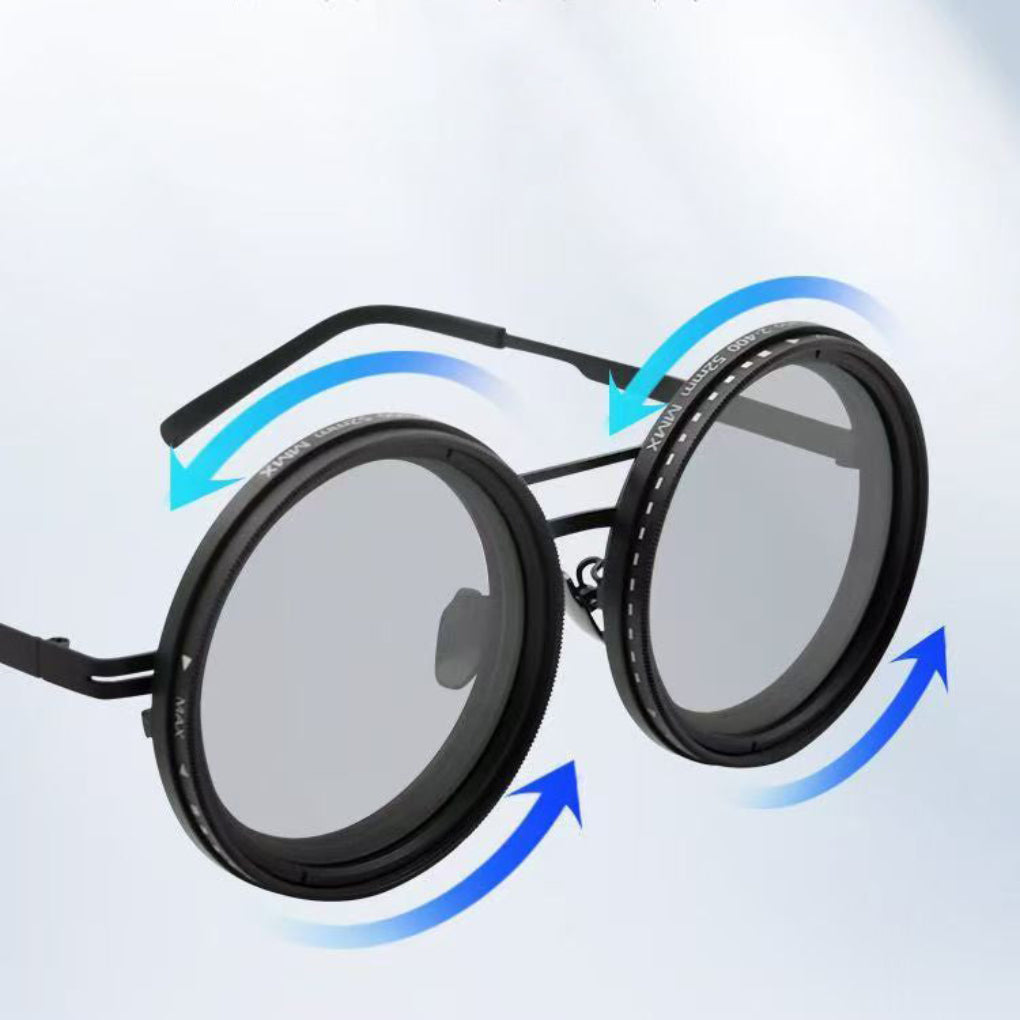 VierraSol | Gafas de sol redondas con tinte ajustable