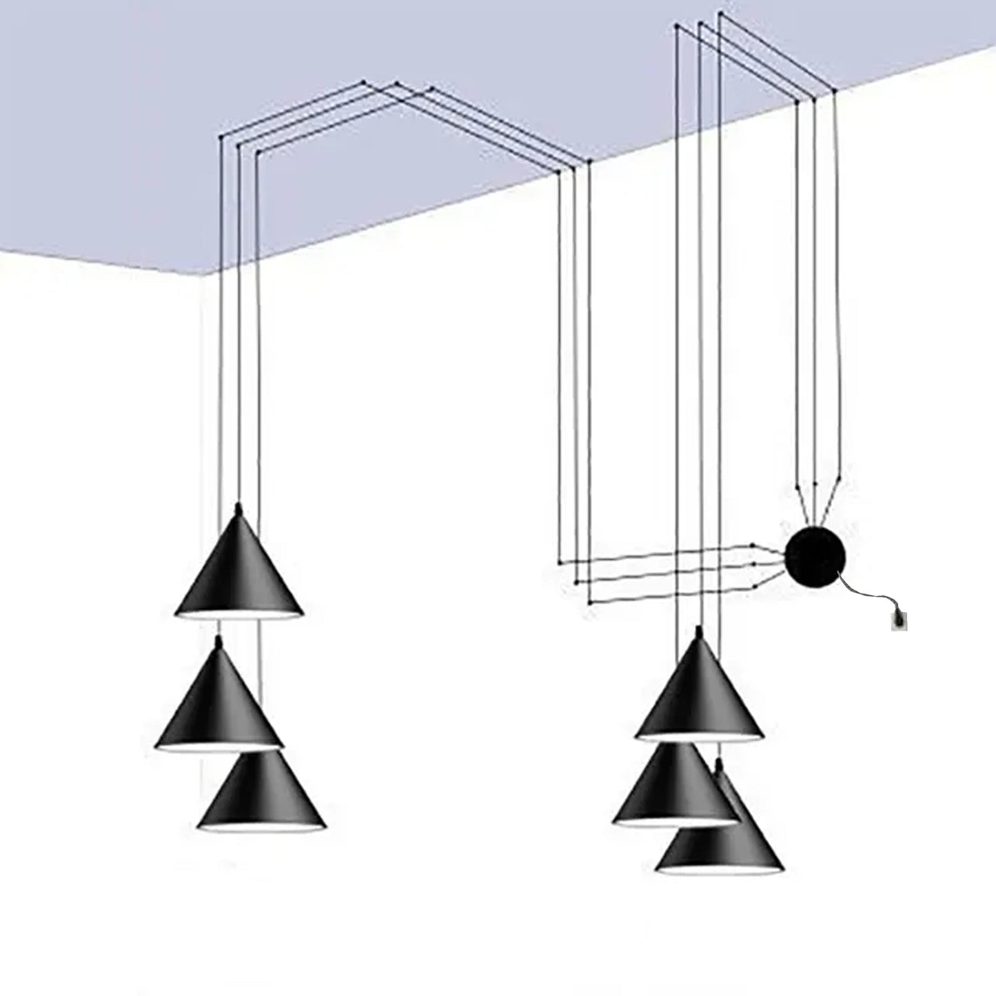 VierraSol | Lámpara Colgante Moderna | Diseño Minimalista de Metal