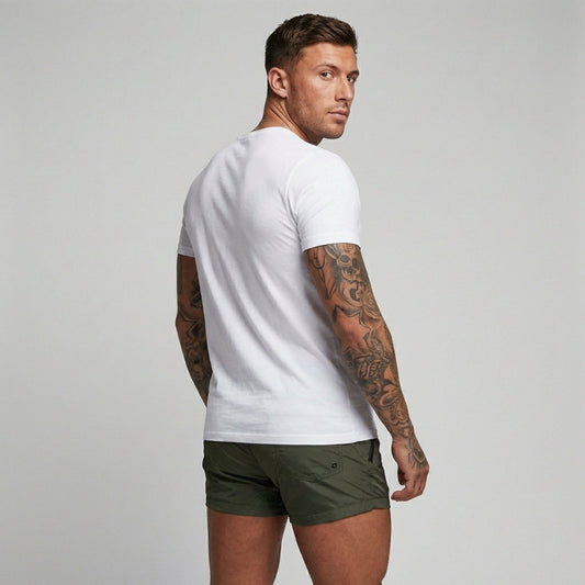 VierraSol | Pantalones Cortos de Baño para Hombre con Bolsillos con Cremallera