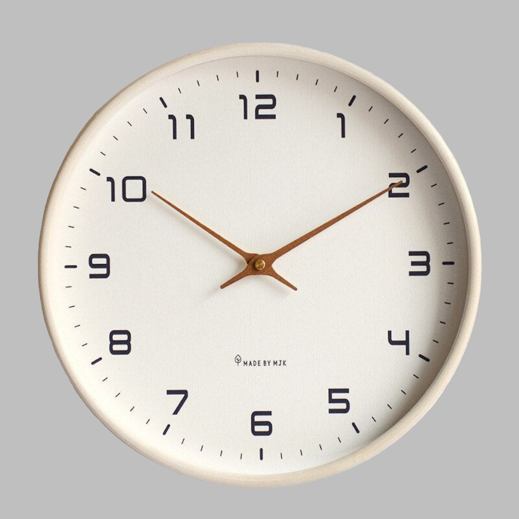 VierraSol | Reloj de Pared Minimalista Silencioso Sin Tictac