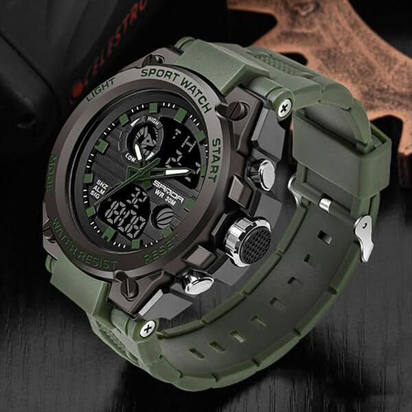 VierraSol | Reloj Militar para Hombre con Pantalla Analógica Digital y Características
