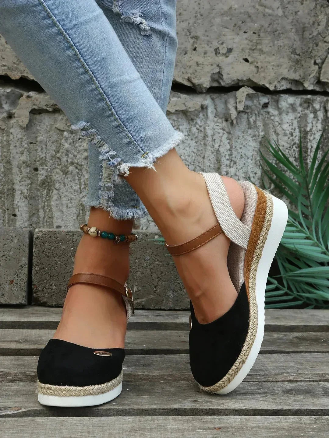 VierraSol | Sandalias de Plataforma de Espadrille para Mujeres
