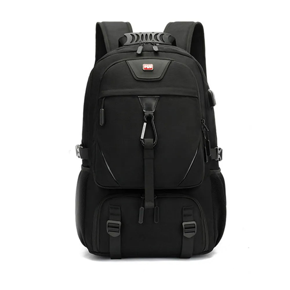 VierraSol | Tech Trek Pro 50-80L – La mochila definitiva con carga USB | Duradera y espaciosa
