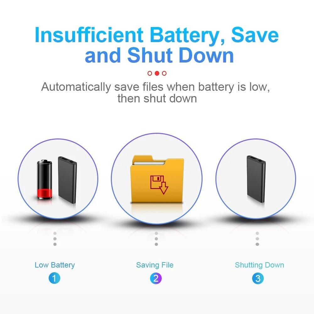 VOICENOTE Mini – Dispositivo de Dictado Ultra-ligero con Activación por Voz y Almacenamiento de 32 GB