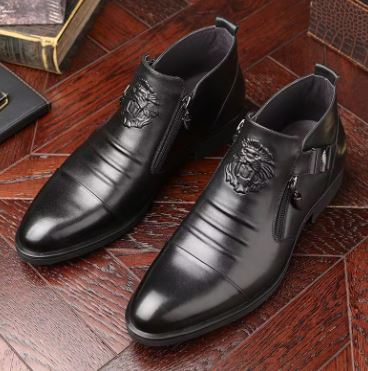 Zapatos de vestir de cuero de lujo para hombre