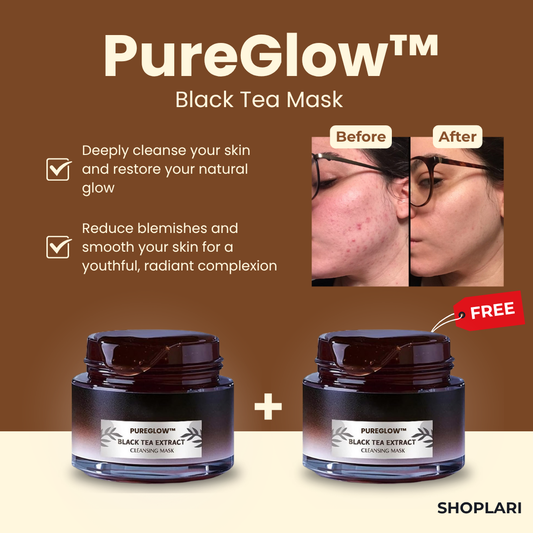 1+1 Gratis Mascarilla de Té Negro PureGlow™