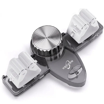 (1+1 Gratis) Soporte para Escobas con Ventosas – Soporte de Pared que Ahorra Espacio con Ganchos Ajustables